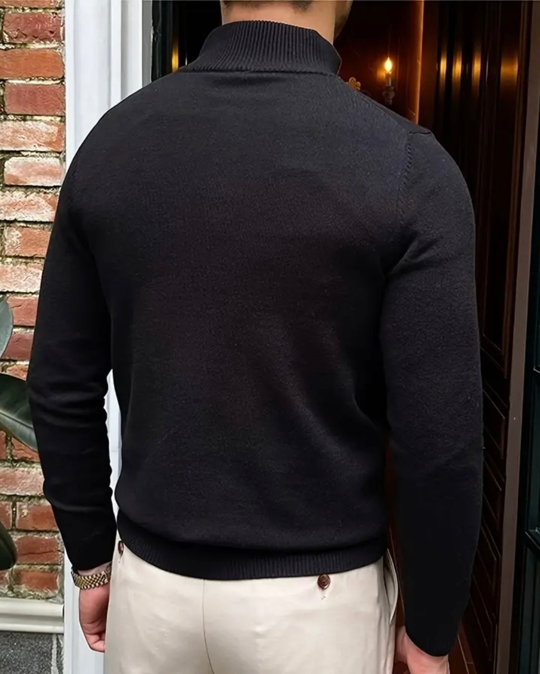 Alessandro™ – Jersey Half-Zip de Algodón