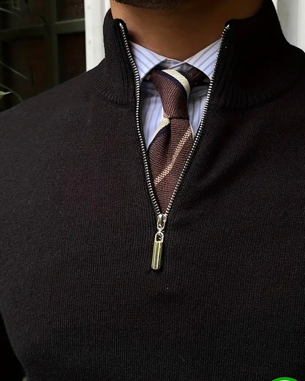 Alessandro™ – Jersey Half-Zip de Algodón