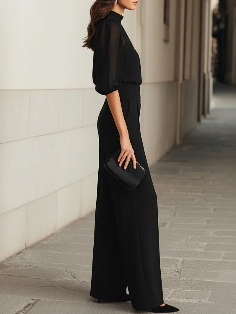 Valentina | Conjunto de tres piezas negro