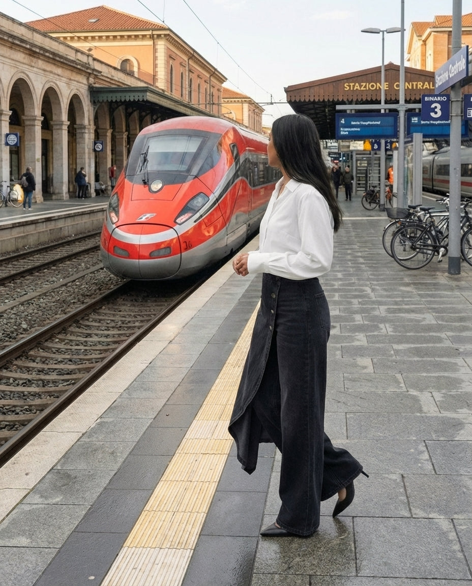 Chiara – Jeans de tiro alto